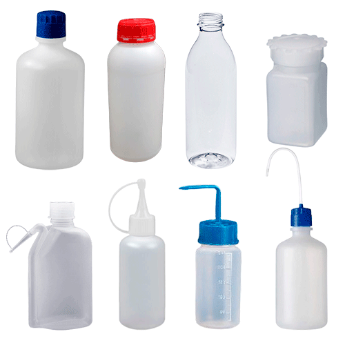 botellas de laboratorio, alimentarias