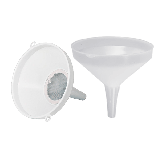 embudos con filtro, embudos sin filtro,