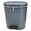 CUBO SANITARIO CON PEDAL OVAL 8L