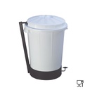 CUBO GOLIAT PEDAL Y BASE METAL NEGRO