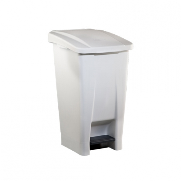 CONTENEDOR SELECTIVO CON PEDAL60L BLANCO