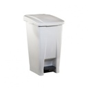 CONTENEDOR SELECTIVO CON PEDAL60L BLANCO