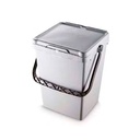 CUBO COCINA ECOBOX CON ASA PLASTICA MARRON