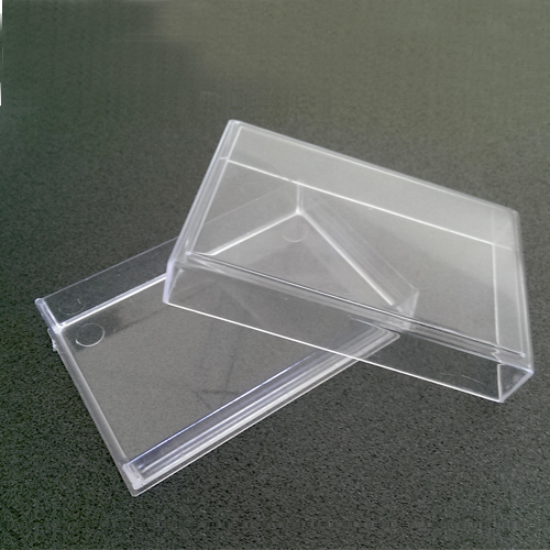 CAJA TRANSPARENTE RECTAGULAR CON TAPA 