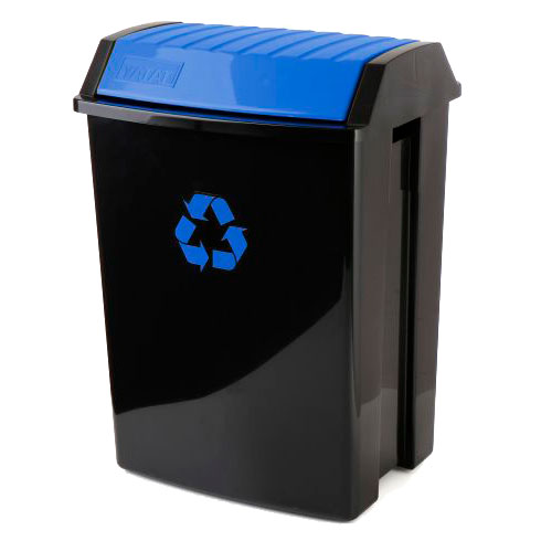 CONTENEDOR RECICLAJE T 50L 405x335x575mm