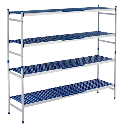 ESTANTERIA FLEX ALUM/PP 4B  AZUL