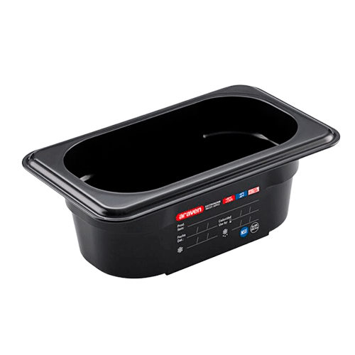 HERMETICO ABS GN1/6 NEGRO