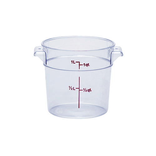 RECIPIENTES REDONDOS  PC TRANSP