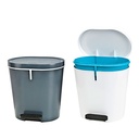 CUBO SANITARIO CON PEDAL OVAL 8L