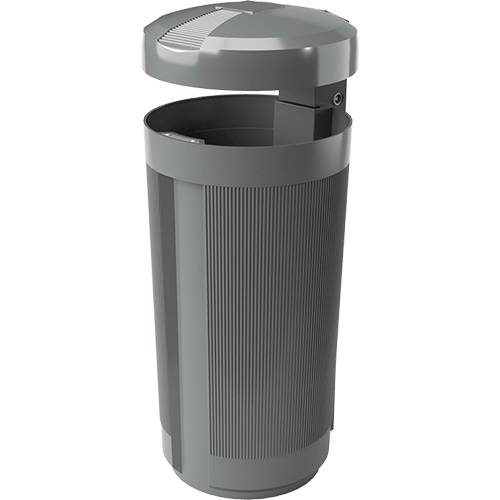 PAPELERA PRIMA LINEA 50L 350x840 mm GRIS PO