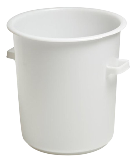 CONTENEDOR CILINDRICO ALIMENTARIO CON ASAS 75L 515Ø x530mm BLANCO