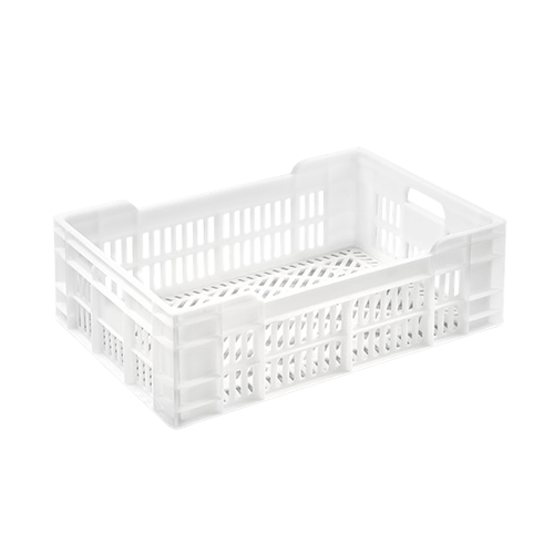 CUBETA NE 600x400x200 RANURADA BLANCA 40L