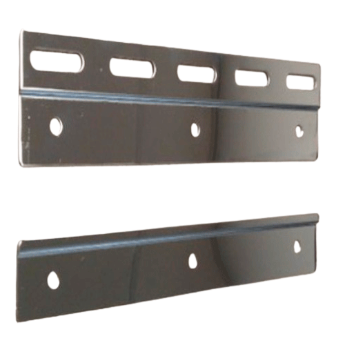 PLETINA INOX PARA COLGAR CORTINA PVC FLEX 200MM