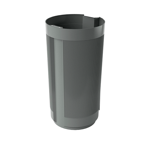 CUERPO PAPELERA PRIMA LINEA 50L 350x840 mm GRIS PO