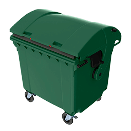 CONTENEDOR 4 RUEDAS EM 1100L EM