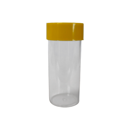 CAJA TRANSPARENTE CIRCULAR CON TAPA