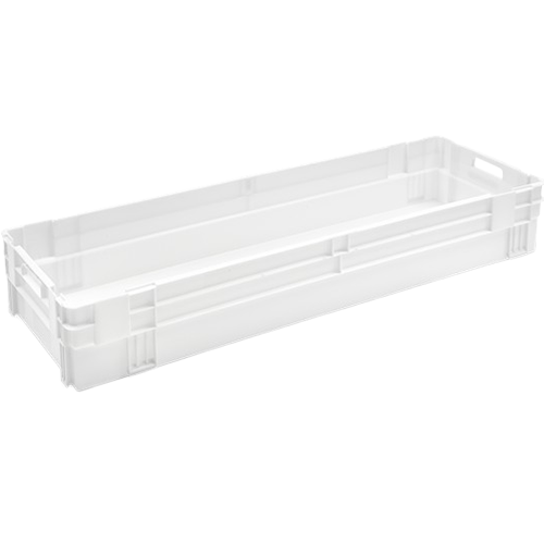 CAJA 80L APILABLE/ENCAJABLE BLANCA 1200x400x199mm