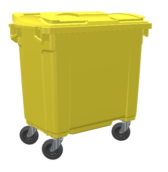 CONTENEDOR 800L CITYBAC 4 RUEDAS