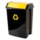 CONTENEDOR RECICLAJE T 50L 405x335x575mm