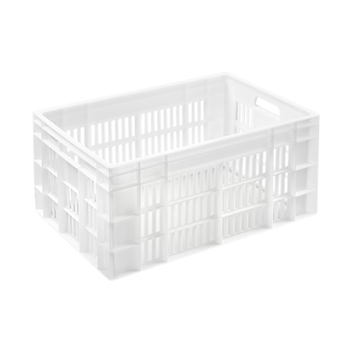 CUBETA RANURADA FONDO LISO BLANCO