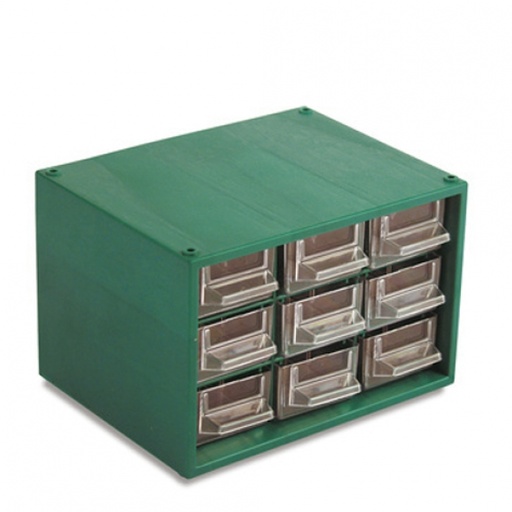 [4000023182] MULTIBOX 9 CAJONES VERDE 218X167X140