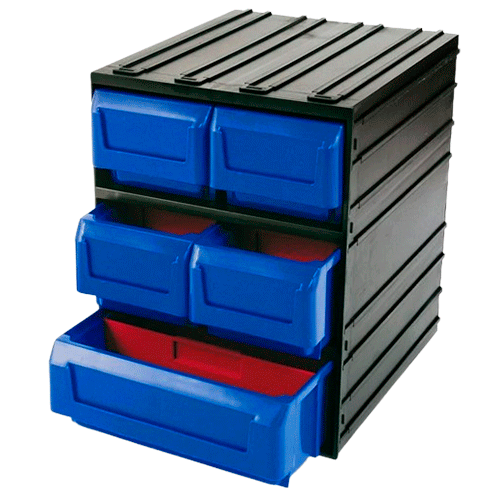 [4000023609] CONTENEDORES 4+1 CAJONES 245X291X321 MM