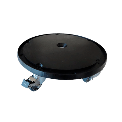 [4000000749] BASE REDONDA C/R BARREÑO 50L/70L/95L  370Ø x95mm NEGRO