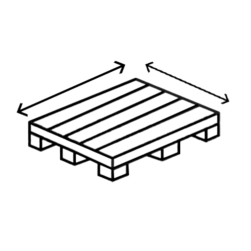[4000023319] PALET PLASTICO A MEDIDA L x A