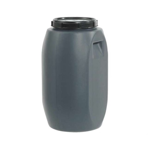 [4000000892] BIDON 60L GRIS TAPA ROSCADA LADOS PLANOS
