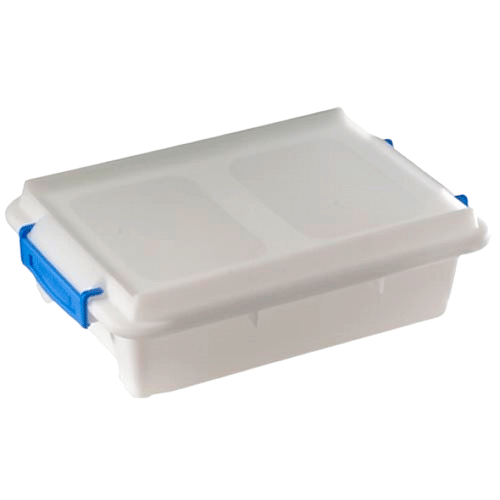 CUBETA RECTANGULAR CON TAPA